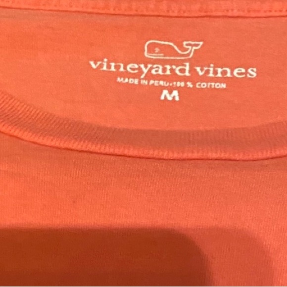 VineYard Vines Pre-Owned Women's Unisex
Whale Long-Sleeve Tee Coral Sz Medium - Picture 6 of 9